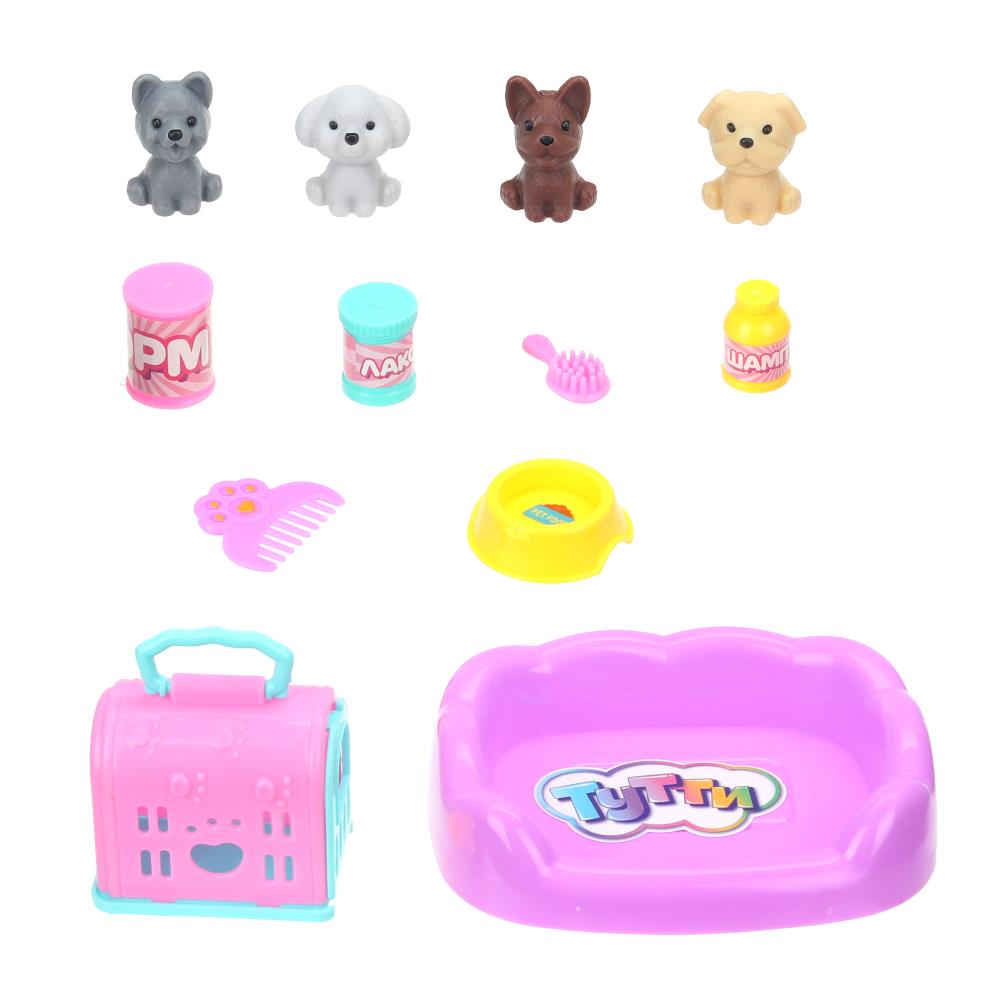 Jeu avec des pièces et des accessoires en plastique (4 pièces et 8 pièces) en forme de cor.2*120 pièces