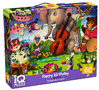 IQ Пазл с развивающей игрой 60 эл. С днём рождения 4+