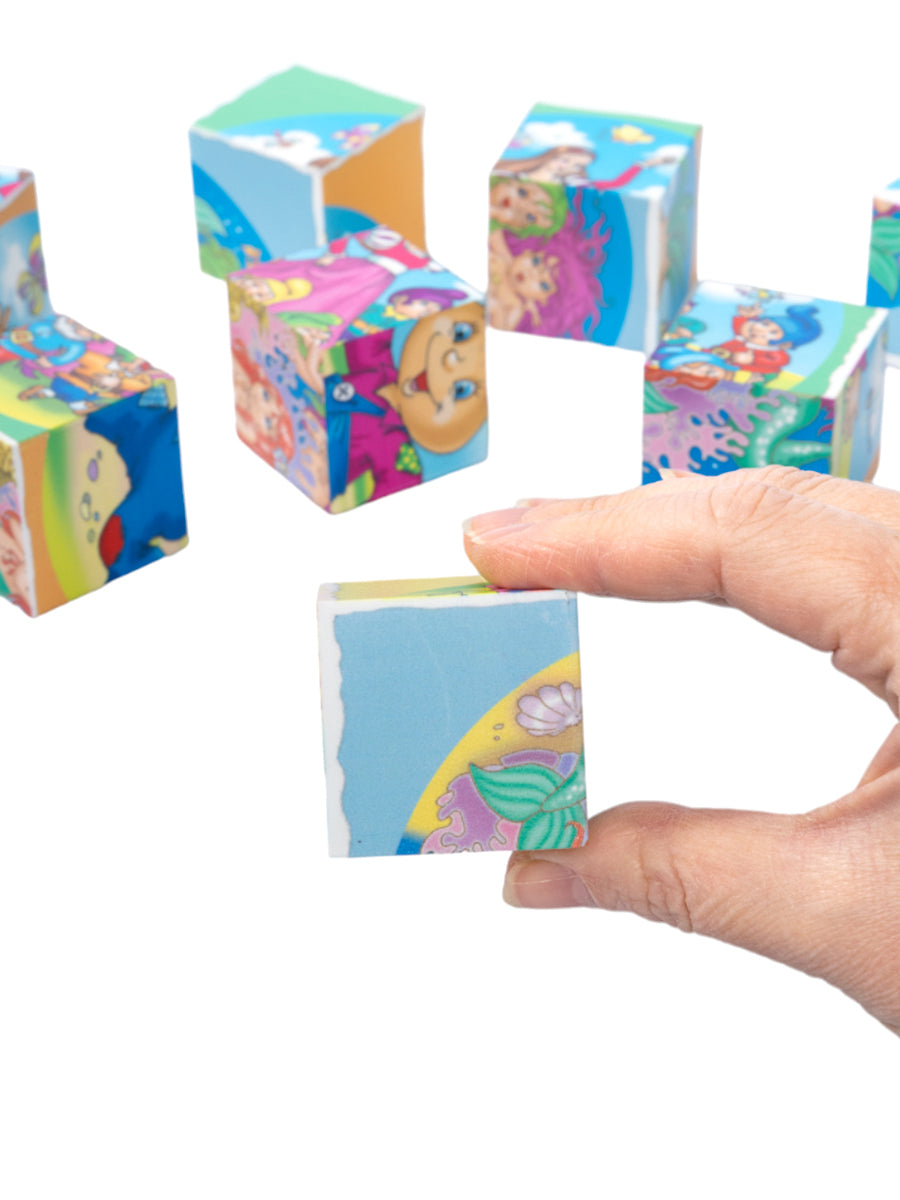 Cubes "Цветные сказки-4" (sans autocollants) 9 pièces art.00682