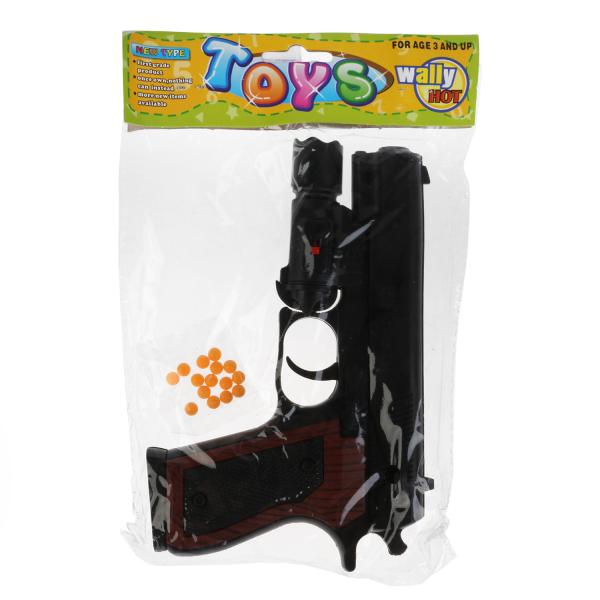 Pistolet (п) avec laser. прицелом, с пульками SP в пак. dans le cor.2*84шт