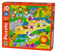 QI Пазл для малышей 36 эл. Votre parc zoologique