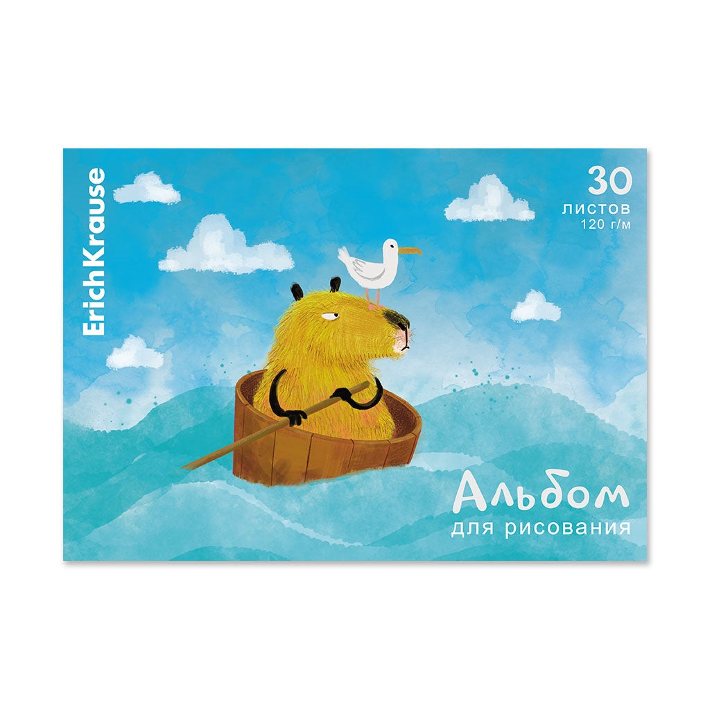 ErichKrause® Album pour la création du thème "Capybara Travel" A4, 30 listes, art.61473