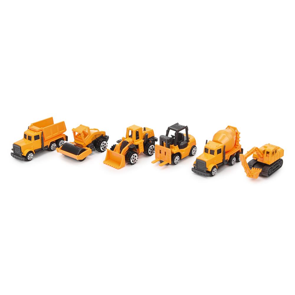 Модель металл СТРОИТЕЛЬНАЯ ТЕХНИКА caterpillar, 7,5см, своб.ход, подв.эл. Технопарк в кор.4*144шт
