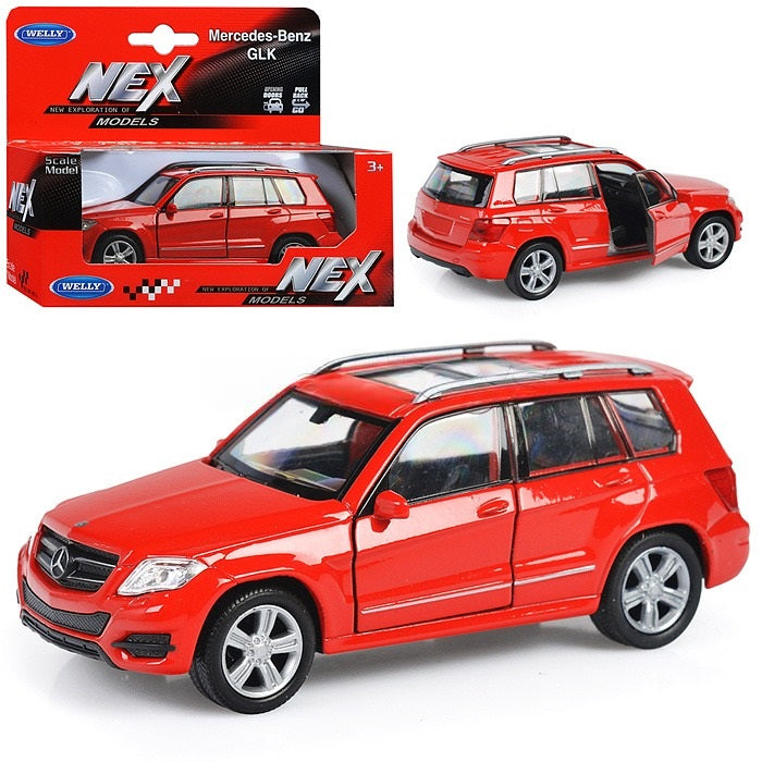 Welly. Машинка 1:38 "Mercedeces-Benz GLK" пруж. мех., цвет в ассорт. арт.43684W