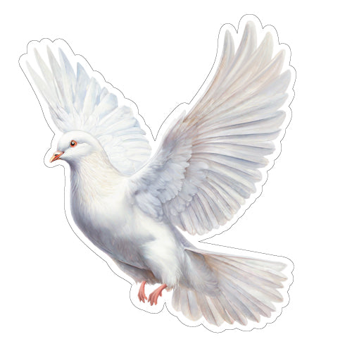 М-16946 Figurine "Vырубная". Голубь летит влево 2 (двухсторонняя)