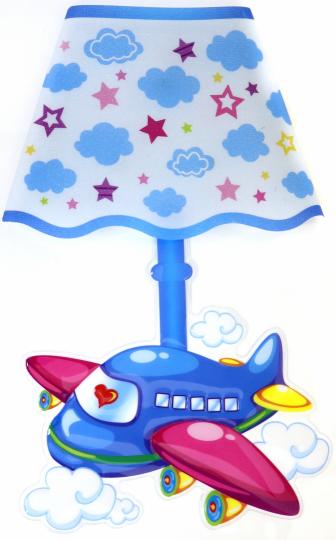 510011 Веселый светильник Самолетик