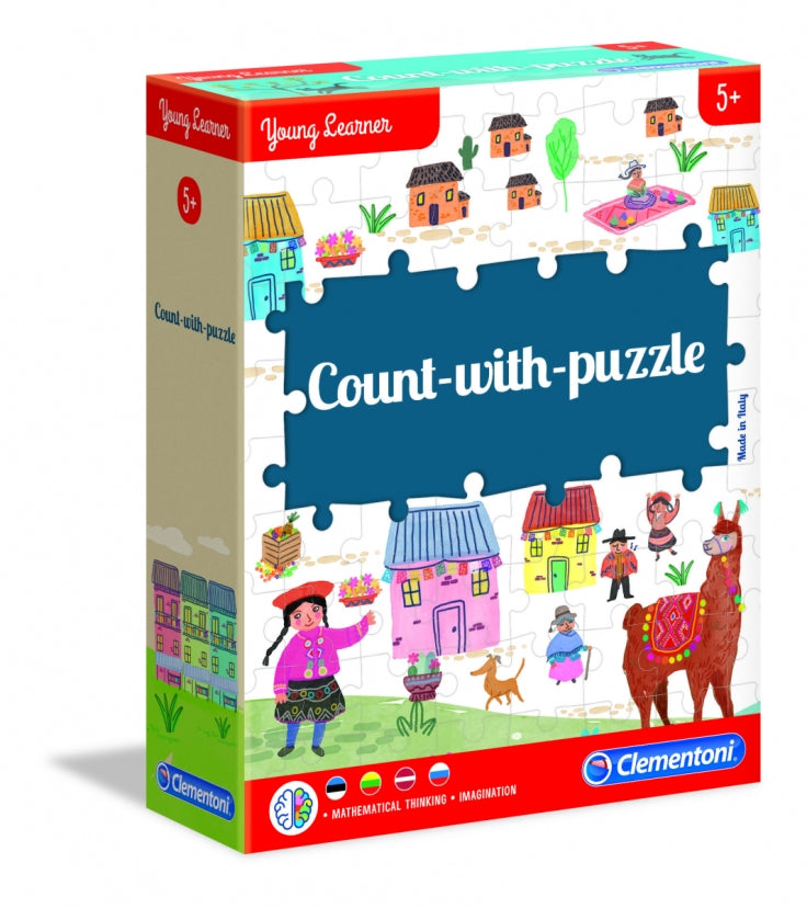 Clémentoni. Пазл "Compter avec puzzle" (Посчитайка) art.50320