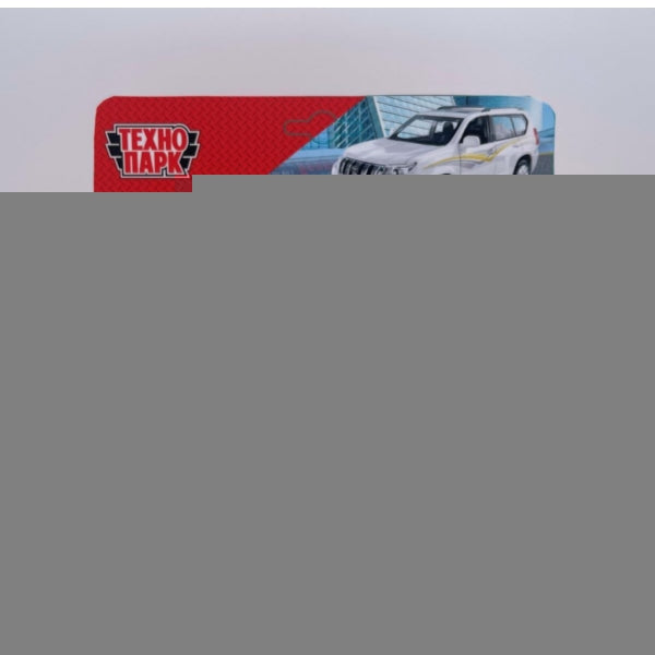 Машина металл свет-звук TOYOTA LAND CRUISER PRADO, 15 см, двери, инерция Технопарк в кор.2*24шт