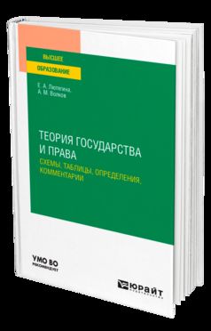 ТЕОРИЯ ГОСУДАРСТВА И ПРАВА. СХЕМЫ, ТАБЛИЦЫ, ОПРЕДЕЛЕНИЯ, КОММЕНТАРИИ. Учебное пособие для вузов