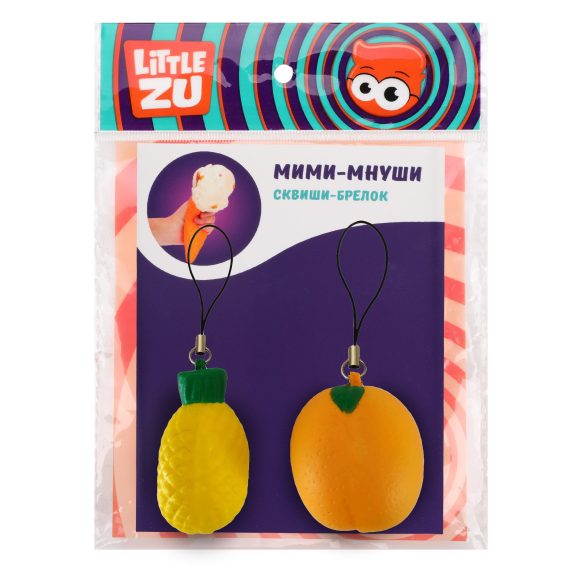 Petit Zu. Сквиши "МИМИ-Мнуши" (ananas, апельсин) art.90105