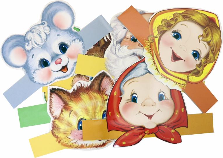 *КМА-13080 Комплект масок-ободков. Играем в сказку. Репка (в индивидивидуальной упаковке с европодвесом и клеевым клапаном)