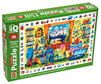 IQ Pazl с развивающей игрой 96 зл. Dans les hôtels du port 6+