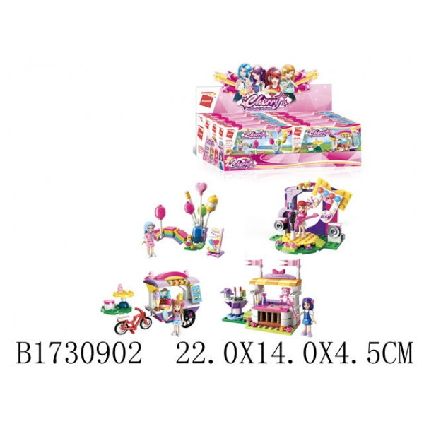 Конструктор пласт. с фигурками, в ассорт. в кор. в дисплее уп-8шт в кор.8уп