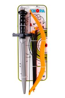 KNOPA. Набор оружия "Забияка" меч, лук, 3 стрелы арт.87013 /10 (Plastmaster)