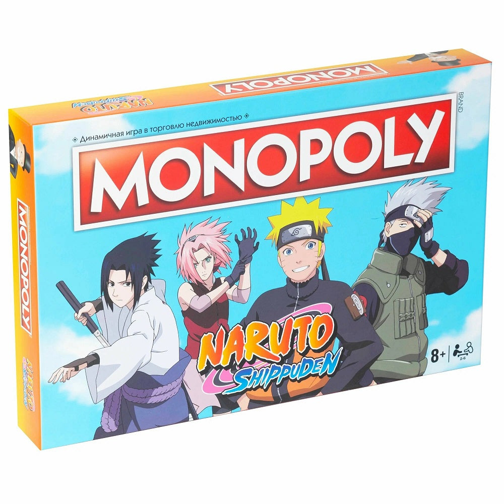 Hasbro Наст. игра "Монополия Наруто" русс. язык арт.WM00167-RUS