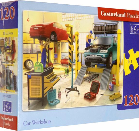 В-13531 Автомобильная мастерская, (120 деталей MIDI) Castor Land
