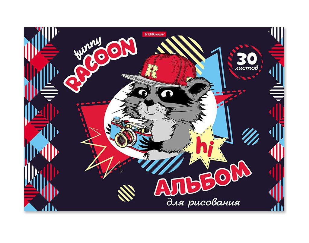ErichKrause® Album pour la création "Funny Racoon" par 30 listes art.49836