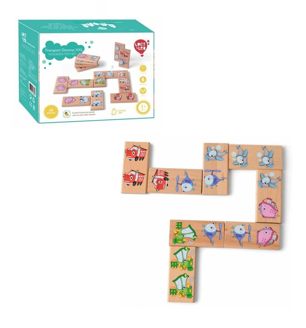 Lucy&Leo LL332 Domino "Транспорт" (дерево) /20