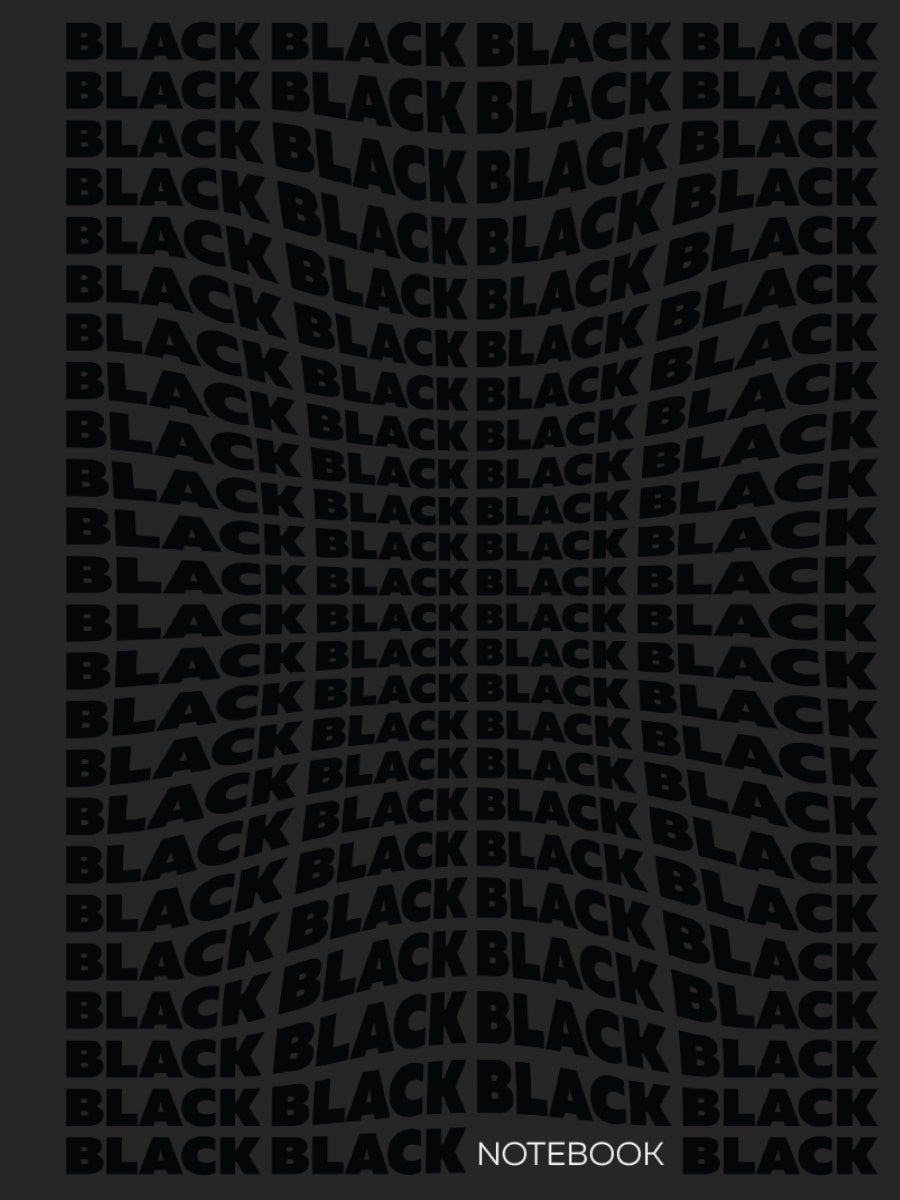 Mon Art. БЛОКНОТ в линию Total Black. Noir 2