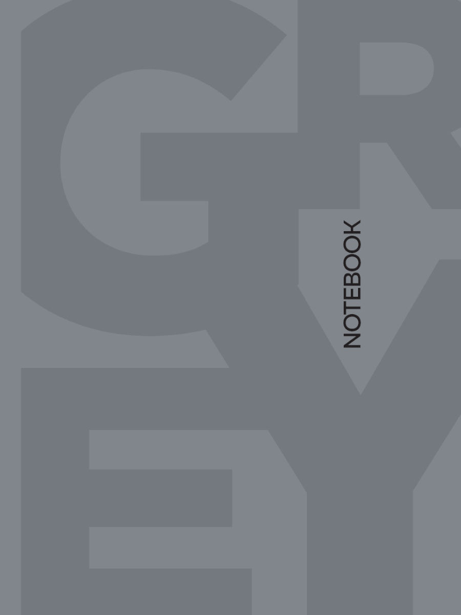 Mon Art. БЛОКНОТ в клетку Total Grey. Gris 1