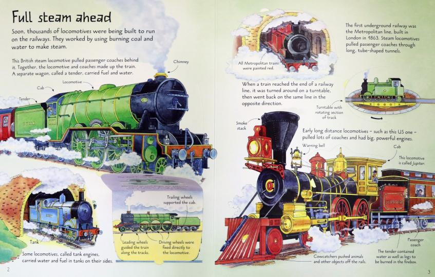 See Inside Trains - An Usborne Flap Book