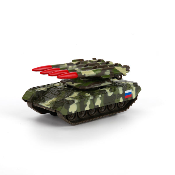 SB-16-19-BUK-M-WB 219369 ТАНК "ТЕХНОПАРК" МЕТАЛЛ. ИНЕРЦ. 12СМ, С РАКЕТНОЙ УСТАНОВКОЙ В РУСС. КОР.