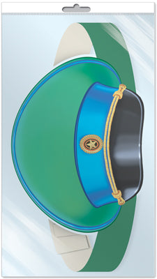 *МА-12644 Маска-ободок. Фуражка пограничника (К 75-летию Великой Победы!) (в индивидивидуальной упаковке с европодвесом и клеевым клапаном)