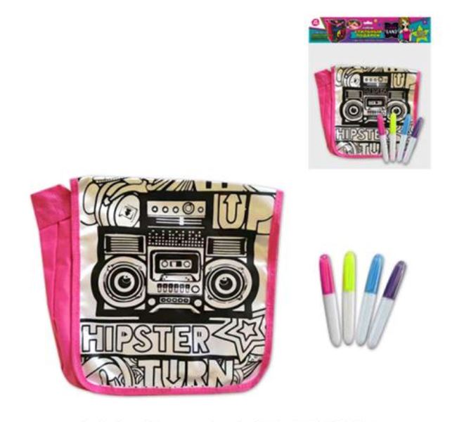 Les enfants Lapulli. Jeu "Стильный подарок" (сумка с ремнем, 4 разн.. маркера) art.5759/200565750