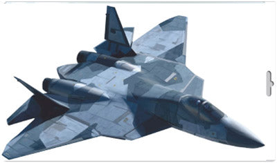 *Ф-15655 ПЛАКАТ ВЫРУБНОЙ А3 В ПАКЕТЕ. La technologie actuelle. Samolet СУ-57 (double restauration, dans une entreprise individuelle, avec un projet européen et un clavier clé) - groupe de technologie de pointe