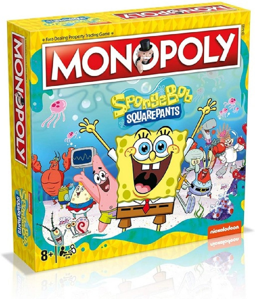 Hasbro Hast. игра "Монополия Bob l'éponge" (Губка Боб) англ. язык арт.WM00262-EN1-6