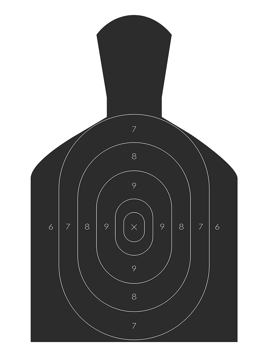 Мишень для стрельбы №1, professionnel, 62 см. à 95 см., (бумага 50 шт.)
