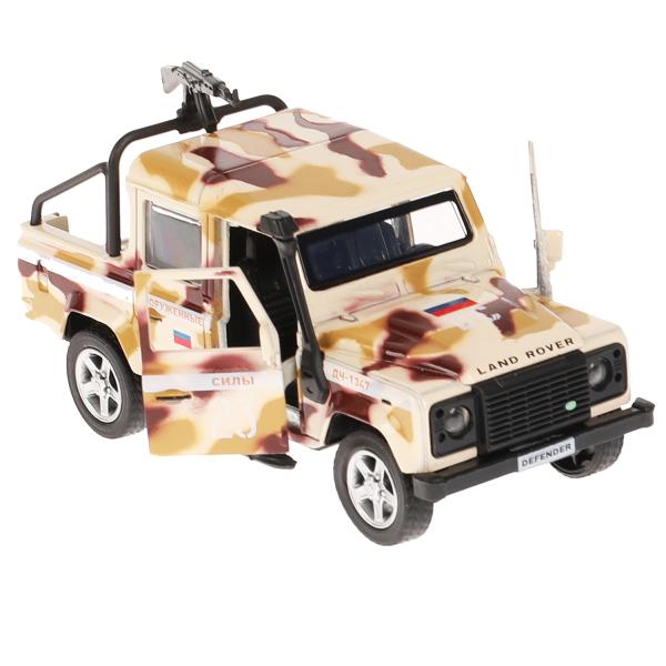 Machine en métal LAND ROVER DEFENDER PICKUP CAMION 12 cm, double, bagage, cor. Parc technologique dans le cor.2*36шт