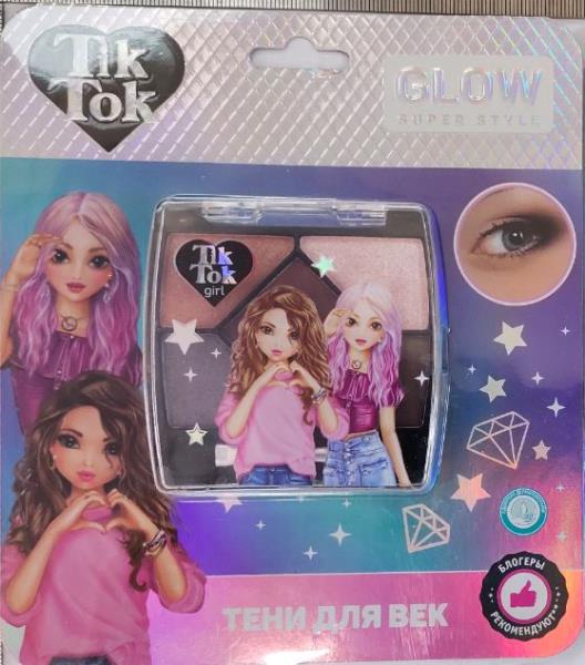 Косметика ДЛЯ ДЕВОЧЕК тени для век, 4,8г. TIK TOK GIRL в кор.6*24шт