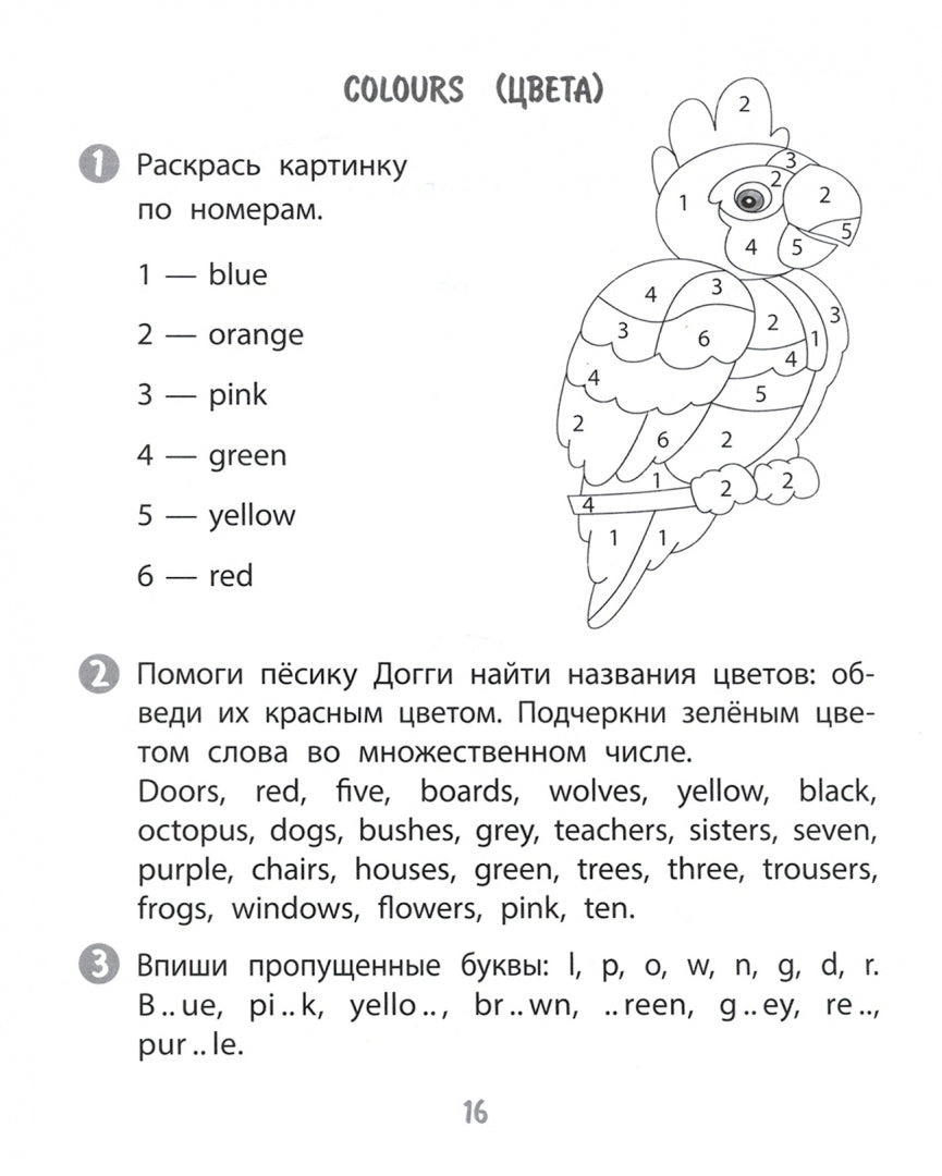 Тренажёр. Английский язык. 2 classes. 32 pièces.