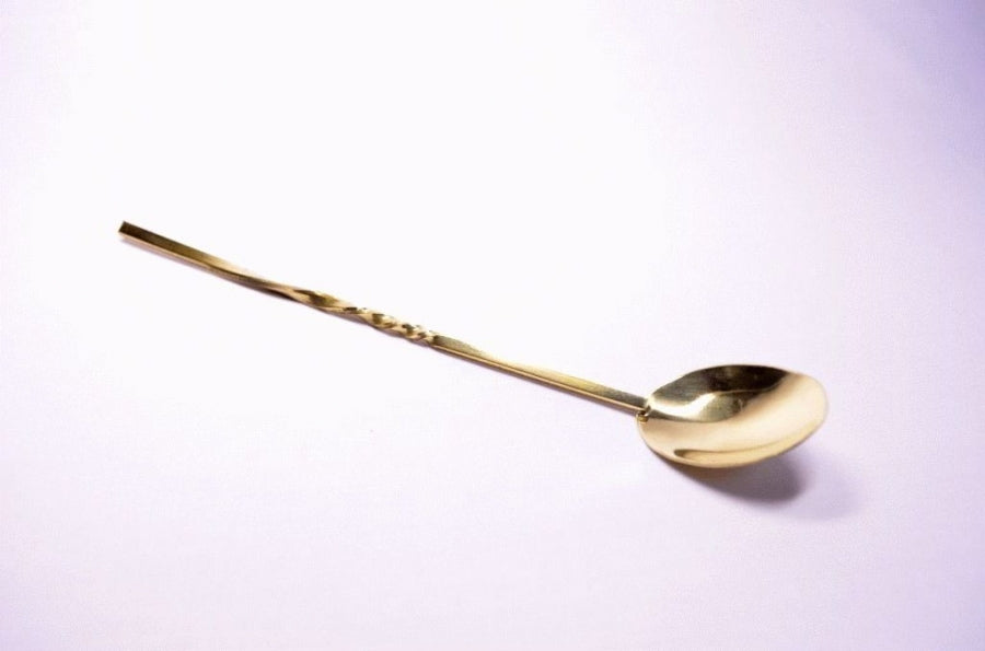 Ложка латунная 22 см.