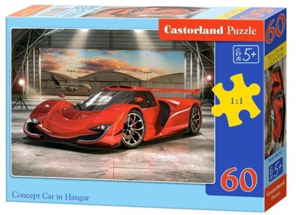 Castorland. Пазл 60 MIDI арт.B-066162 "Машина в ангаре"