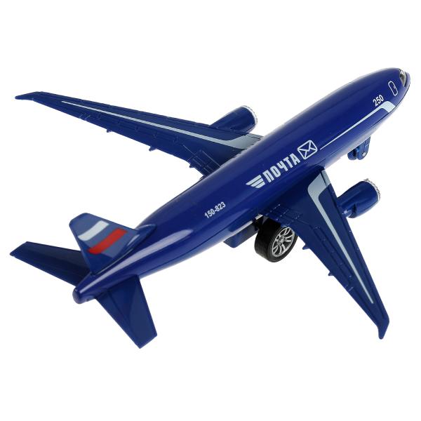 1792842-R2 340640 Модель металл свет-звук САМОЛЕТ ПОЧТА 18,5 см, инерция, кор. Технопарк в кор.2*60ш