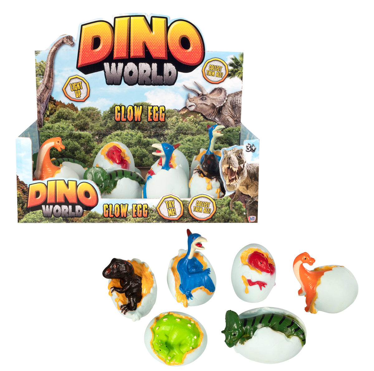 Monde des dinosaures. Светящиеся яйца арт.1375560