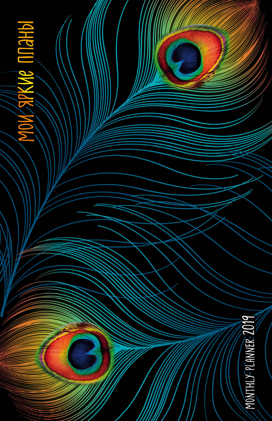 Мои яркие планы. Monthly Planner 2019