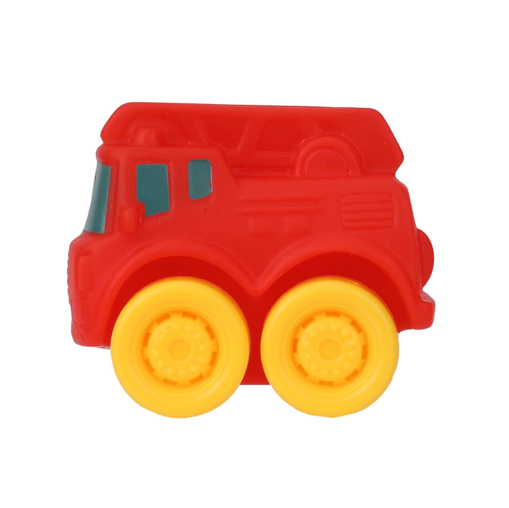 Игрушка для ванны машинка красная в пак, КАПИТОШКА в кор.360шт
