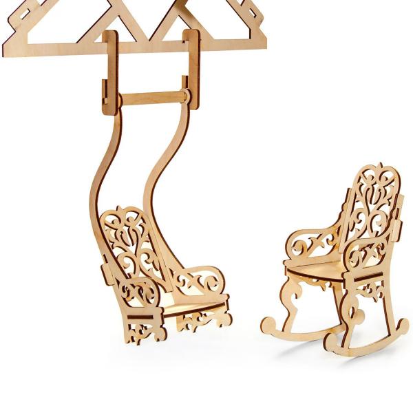 КОНСТРУКТОР ТЕРЕМОК "КАЧАЛКИ ДЛЯ КУКОЛ ТИПА BARBIE" в кор.78шт