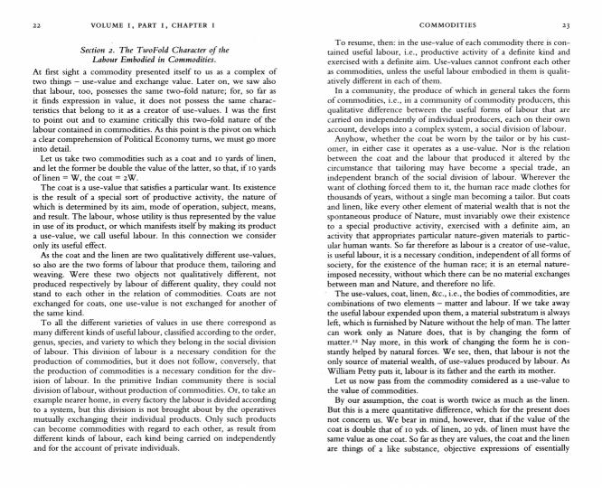 Capital: Volumes One and Two