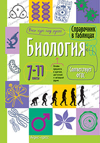 Справочник в таблицах. Biologie. 7-11 classe