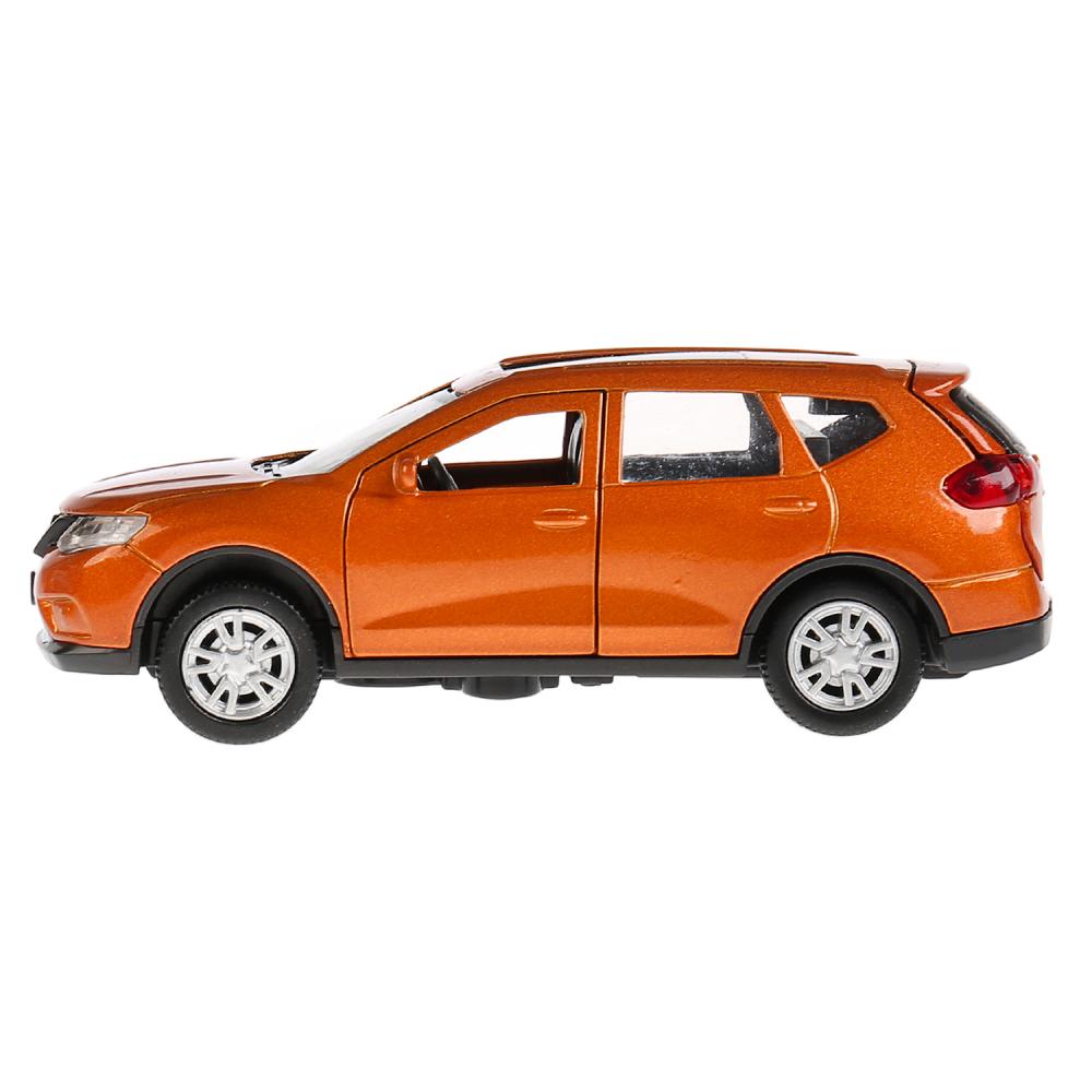 ТМ Технопарк. Machine en métal "NISSAN X-TRAIL" 12 cm, ouverte. двери, инерц, ЗОЛОТОЙ в кор. dans le cor.2*36шт