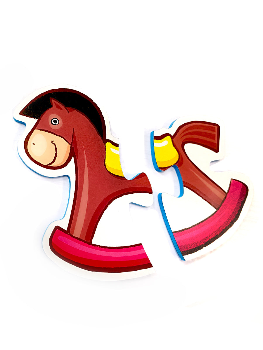 Puzzles «Игрушки», 6 figurines, jouets pour bébé (мягкие)