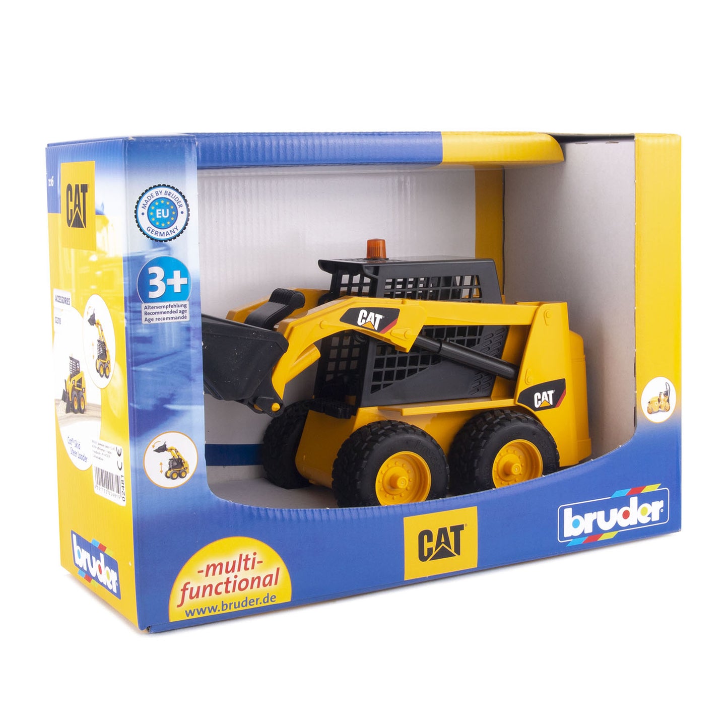 Bruder 02481 "Мини погрузчик" с бортовым поворотом CAT (фикс. цена)