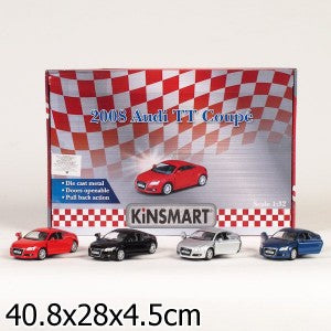 МАШИНА AUDI TT COUPE 2008 МЕТАЛЛ. ИНЕРЦ. 1:32 ОТКРЫВ. ДВЕРИ В ДИСПЛЕЕ УП-12ШТ в кор.2*6уп