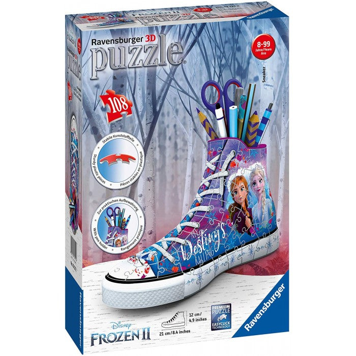 Ravensburger. Пазл карт. 3D 108 art.12121 "Подставка для кар. кроссовок Frozen 2" (Холодное сердце)