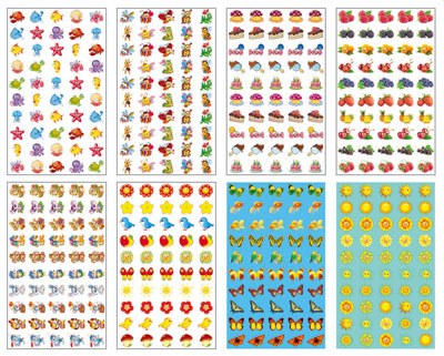 *КНМ-14642 Комплект наклеек для поощрения мальчиков (8 шт к комплектке)