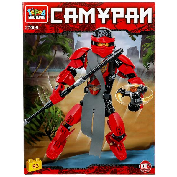 27009-ZH Конструктор красный самурай, 93 jours. Grands maîtres en cor.2*30шт